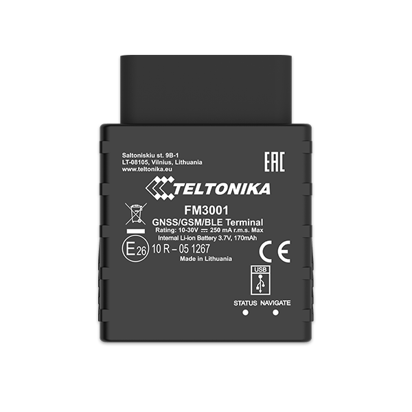 FM3001 - 3G GNSS OBD tracker with Bluetooth
