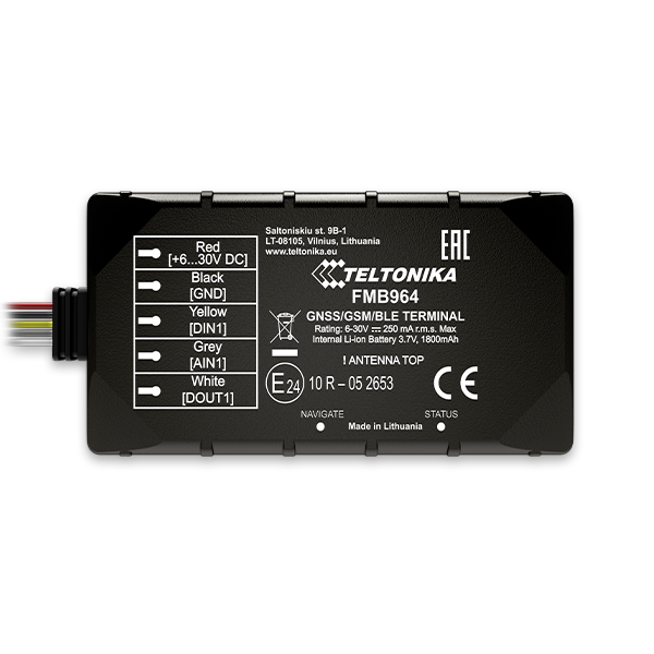 FMB964 - special GPRS GNSS Bluetooth tracker